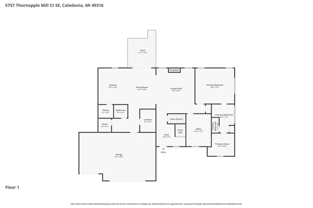 5757 Thornapple Mill Court Caledonia Township MI 49316
