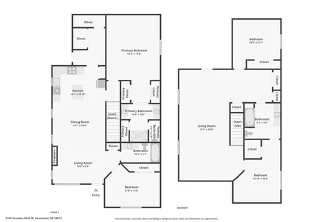 4316 Stratton Boulevard Kentwood City MI 49512