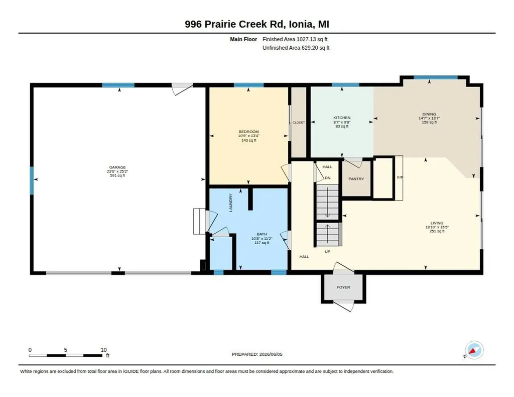 996 Prairie Creek Road Ionia Township MI 48846