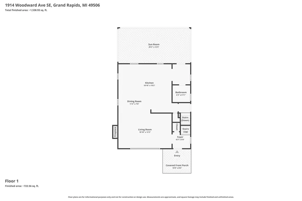 1914 Woodward Avenue SE Grand Rapids City MI 49506