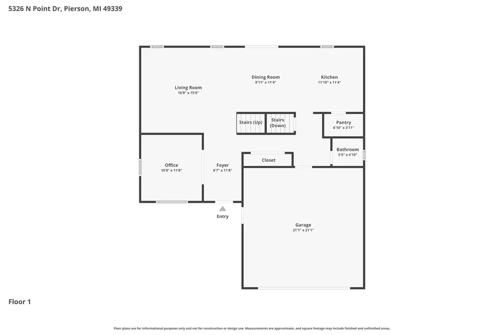 5326 North Point Drive Pierson Township MI 49339