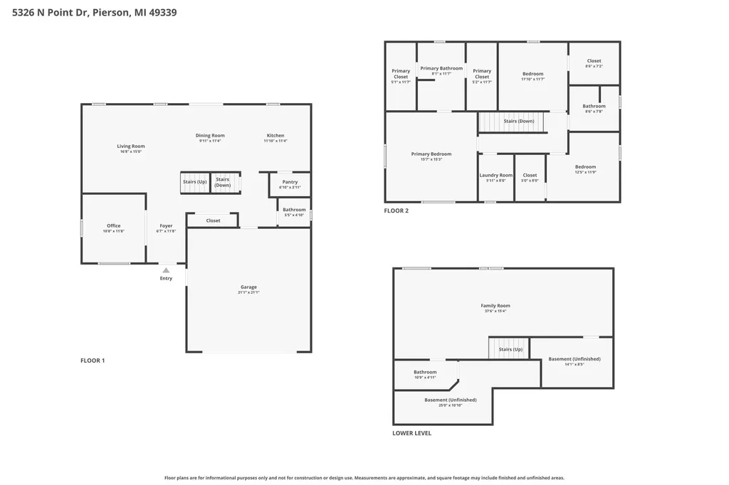 5326 North Point Drive Pierson Township MI 49339