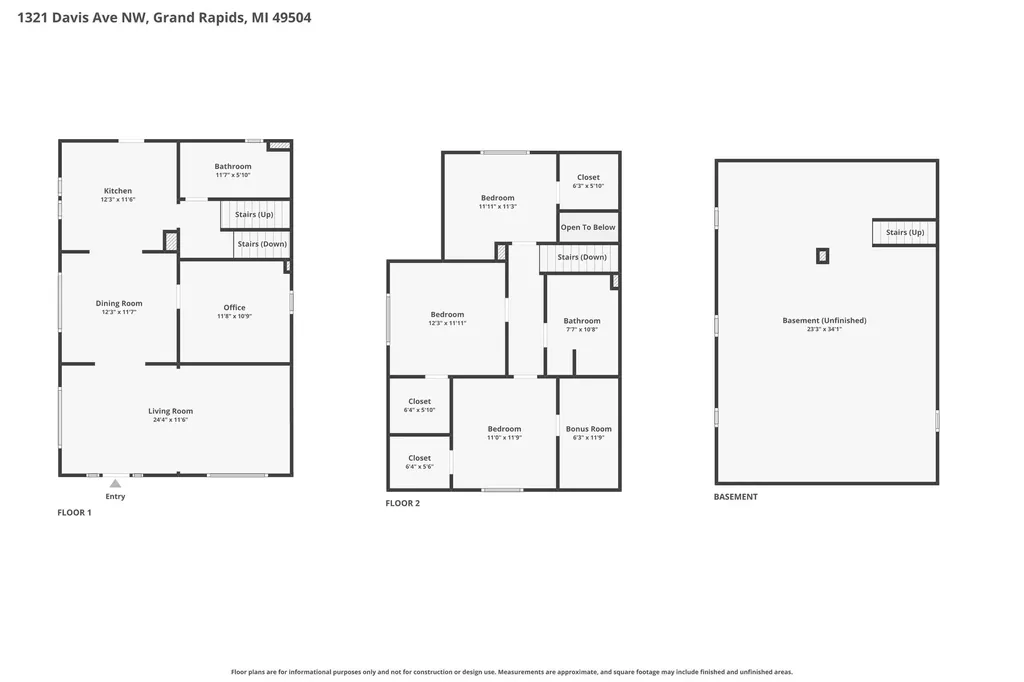 1321 Davis Avenue NW Grand Rapids City MI 49504