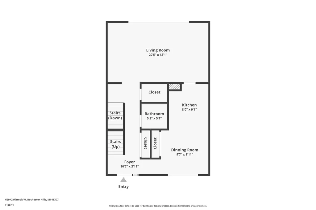 669 Oakbrook W Rochester Hills City MI 48307