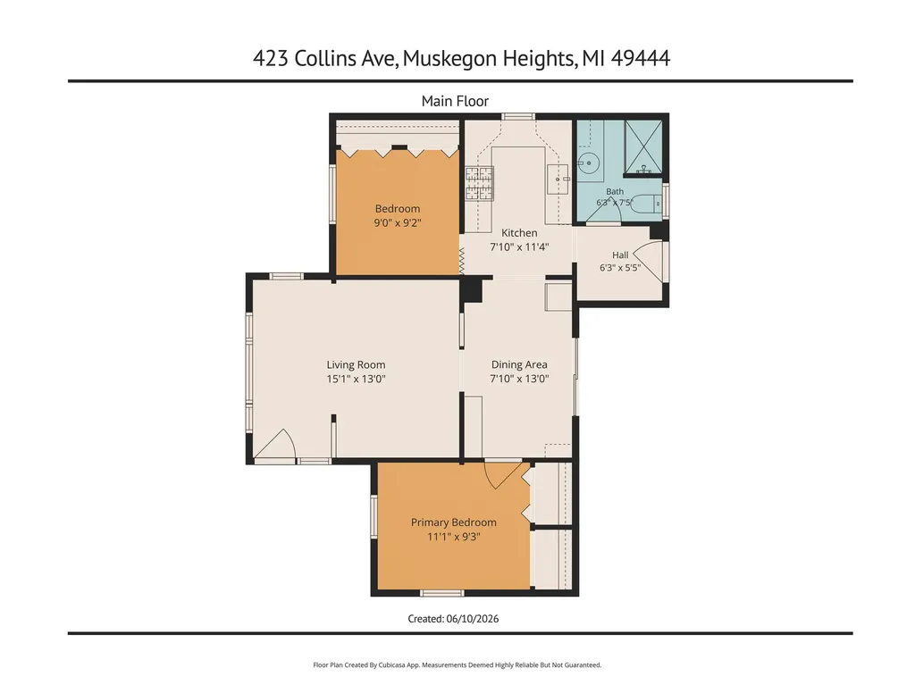 423 Collins Avenue Muskegon Heights City MI 49444