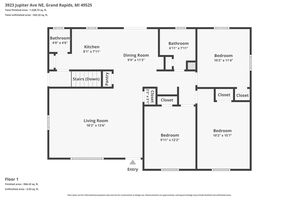 3923 Jupiter Avenue NE Plainfield Charter Township MI 49525