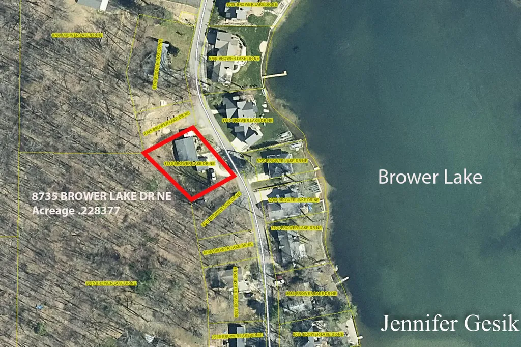 8735 Brower Lake Drive NE Courtland Township MI 49341