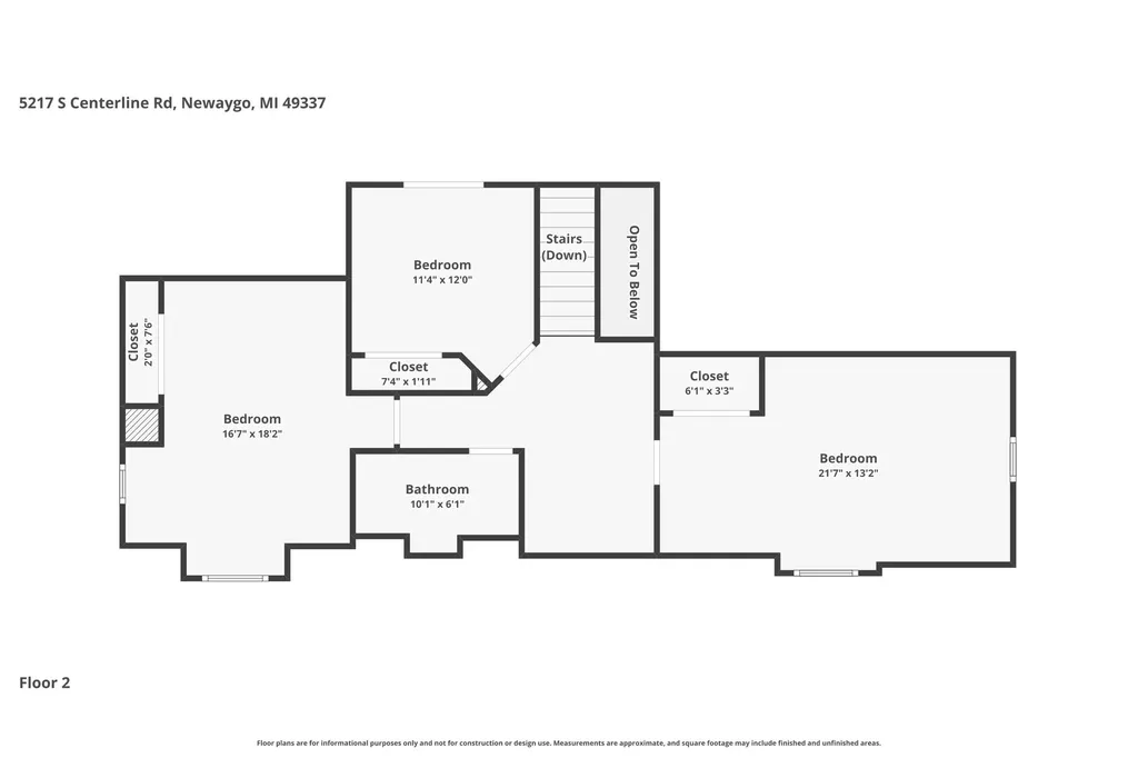 5217 S Centerline Road Brooks Township MI 49337