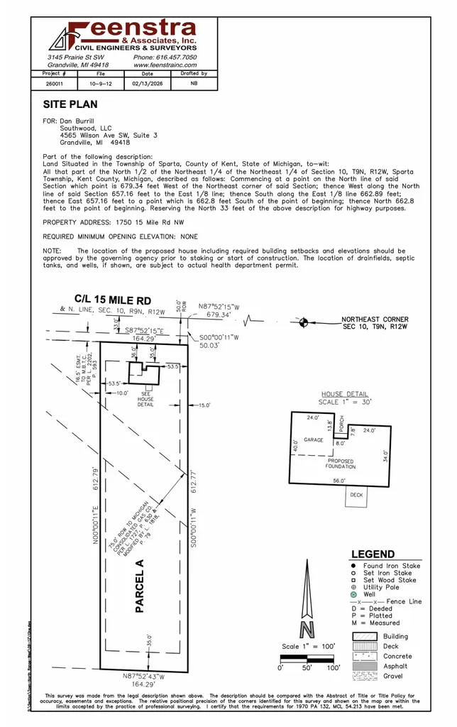 Parcel A 15 Mile Road NW Sparta Township MI 49345