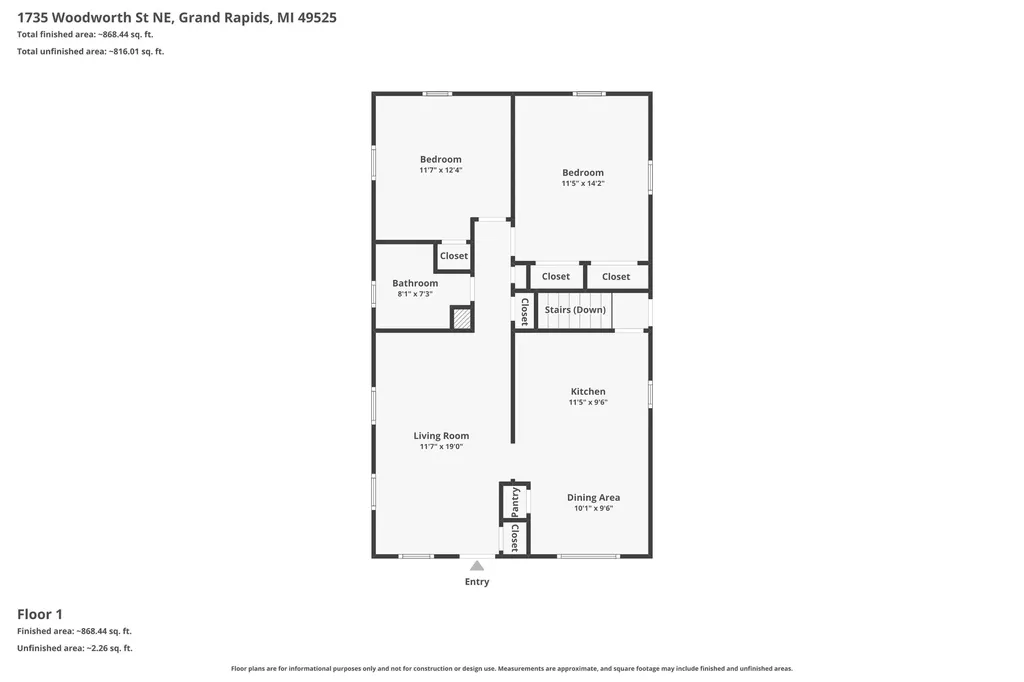1735 Woodworth Street NE Plainfield Charter Township MI 49525