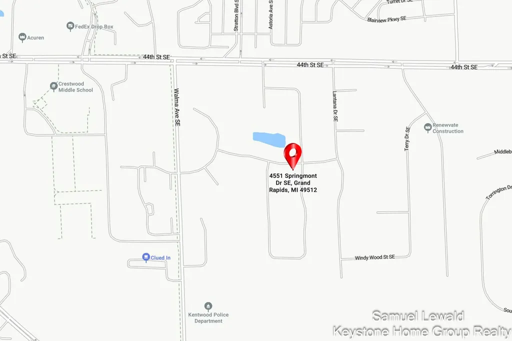 4551 Springmont Drive SE Kentwood City MI 49512
