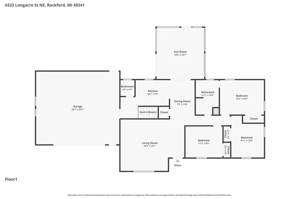 6323 Longacre Street NE Courtland Township MI 49341