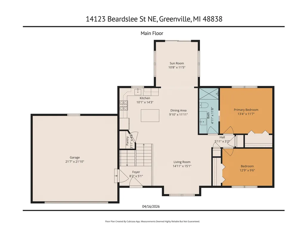 14123 Beardslee Street NE Oakfield Township MI 48838