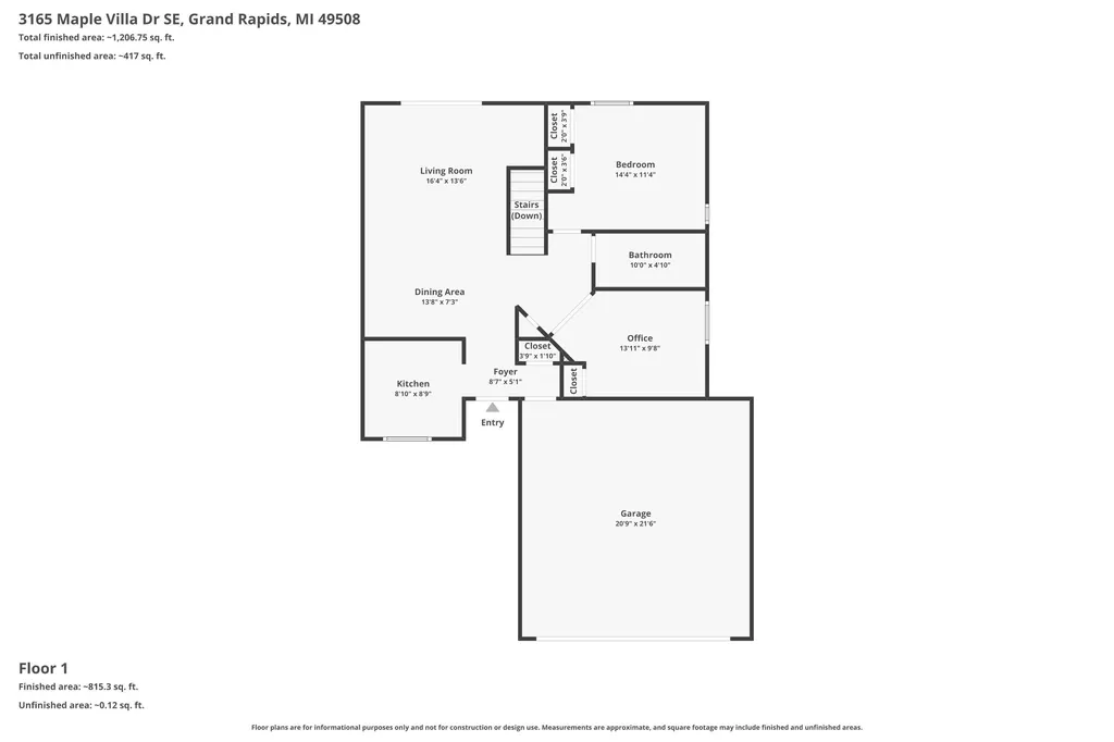 3165 Maple Villa Drive SE Grand Rapids City MI 49508