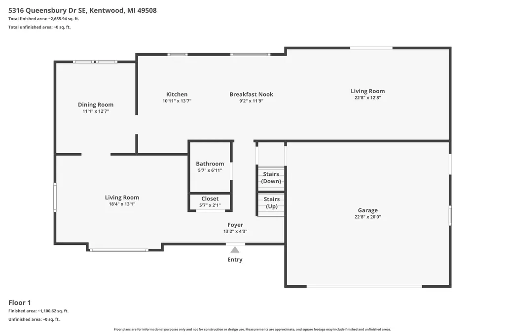 5316 Queensbury Drive SE Kentwood City MI 49508