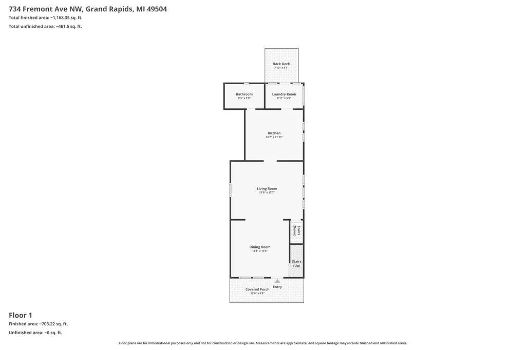 734 Fremont Avenue NW Grand Rapids City MI 49504