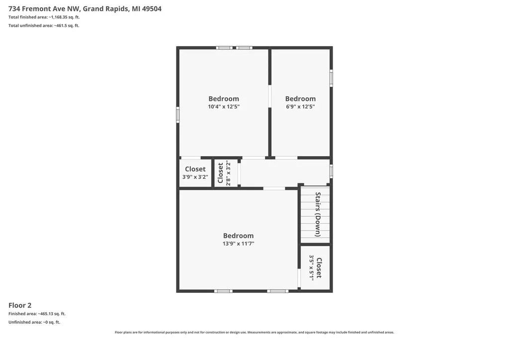 734 Fremont Avenue NW Grand Rapids City MI 49504