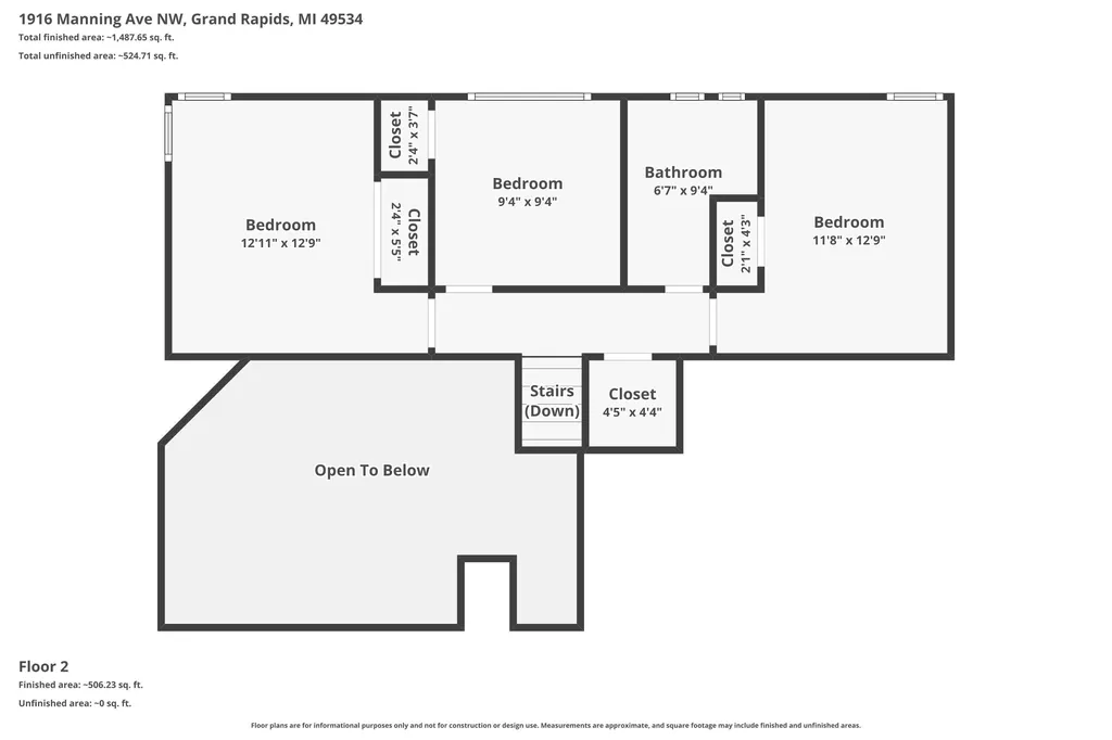 1916 Manning Avenue NW Walker City MI 49534