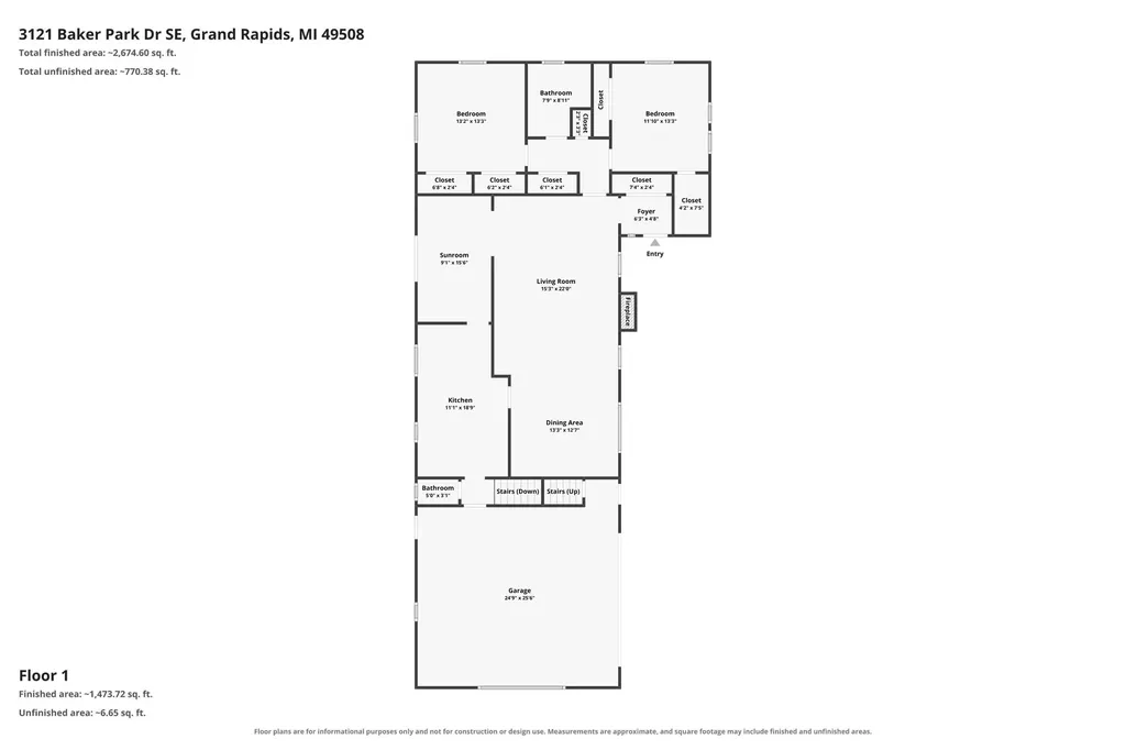 3121 Baker Park Drive SE Grand Rapids City MI 49508