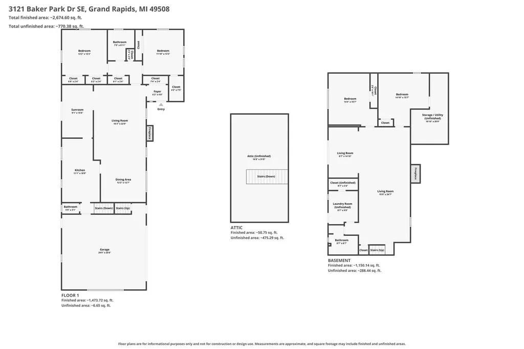 3121 Baker Park Drive SE Grand Rapids City MI 49508