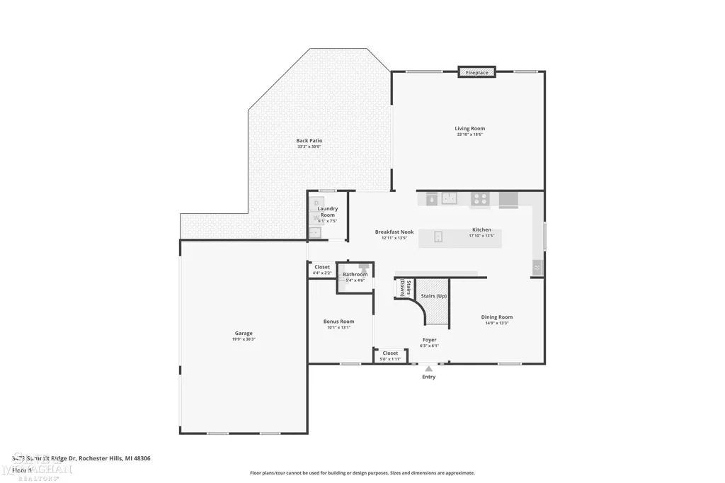 3473 Summit Ridge Drive Rochester Hills City MI 48306