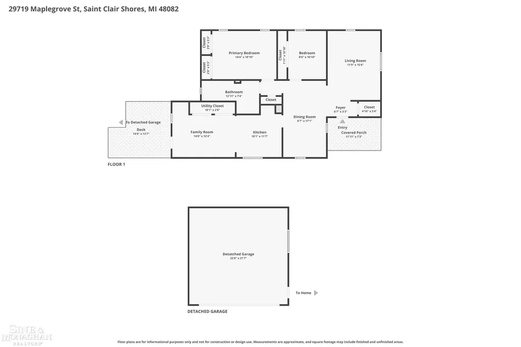 29719 Maplegrove Street St. Clair Shores City MI 48082
