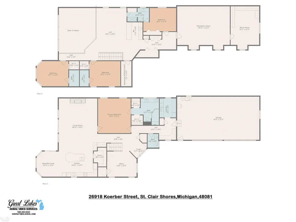 26918 Koerber Street St. Clair Shores City MI 48081