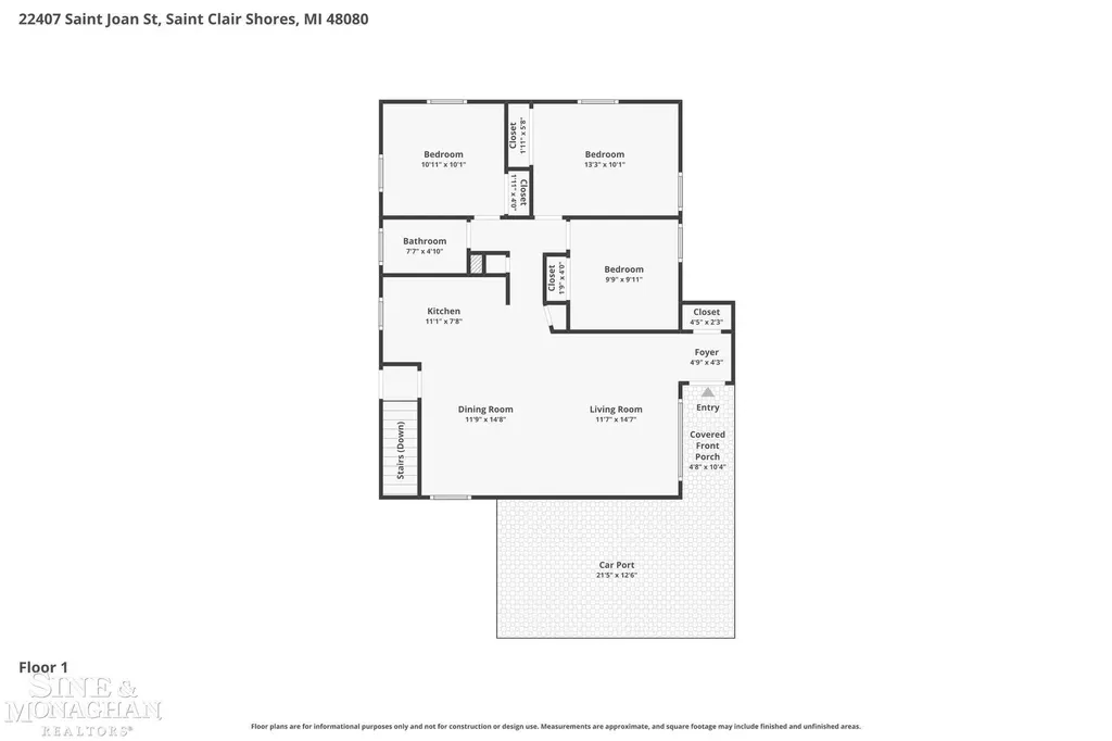 22407 Saint Joan Street St. Clair Shores City MI 48080
