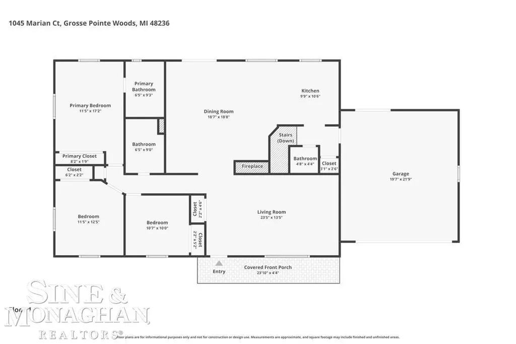 1045 Marian Court Grosse Pointe Woods City MI 48236