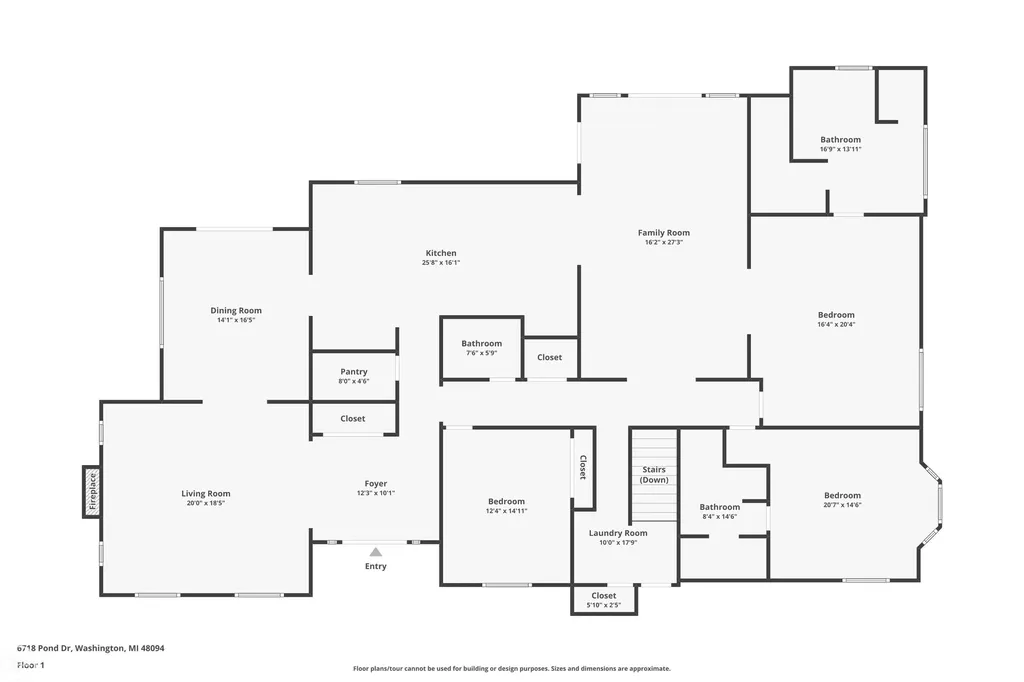 6718 Pond Drive Washington Township MI 48094