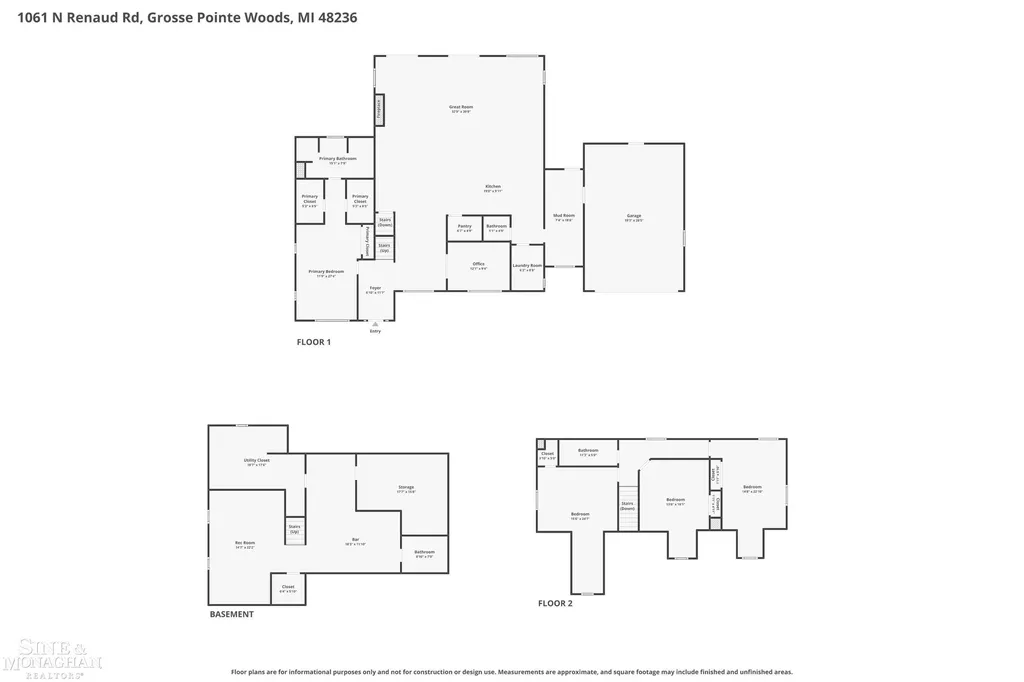 1061 N Renaud Road Grosse Pointe Woods City MI 48236