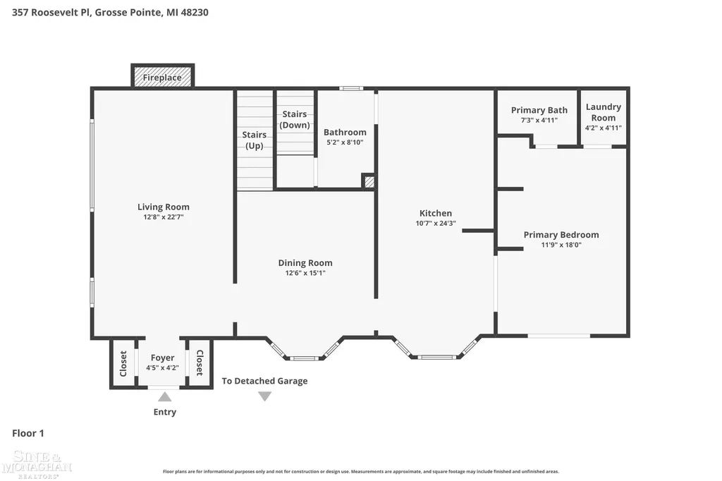 357 Roosevelt Pl. Place Grosse Pointe City MI 48236