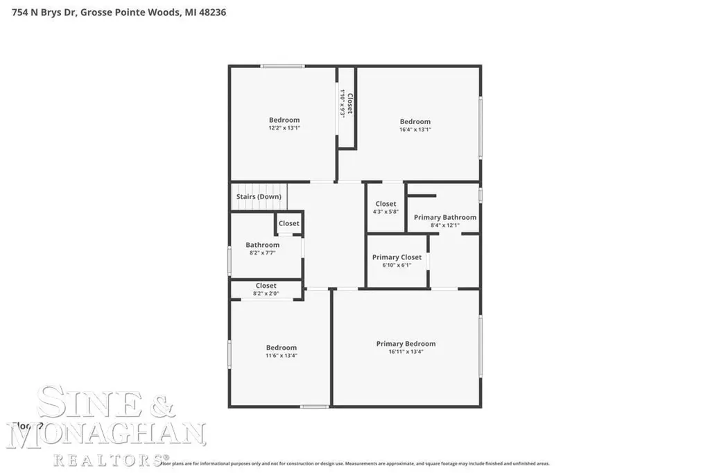 754 N Brys Drive Grosse Pointe Woods City MI 48236
