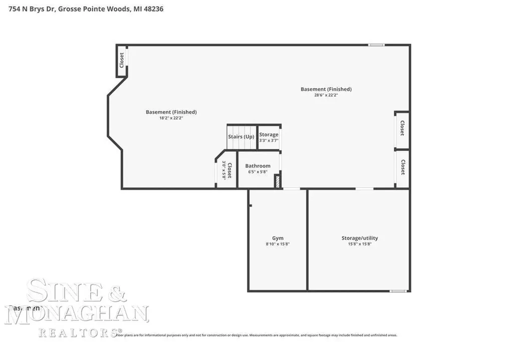 754 N Brys Drive Grosse Pointe Woods City MI 48236