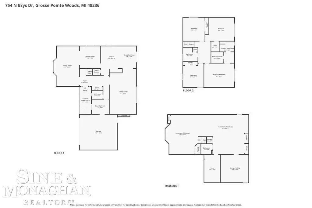 754 N Brys Drive Grosse Pointe Woods City MI 48236