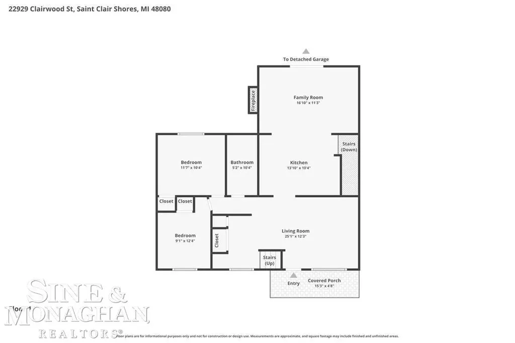 22929 Clairwood Street St. Clair Shores City MI 48080