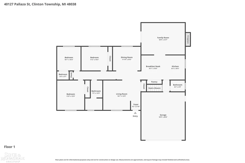 40127 Pallazo Drive Clinton Charter Township MI 48038