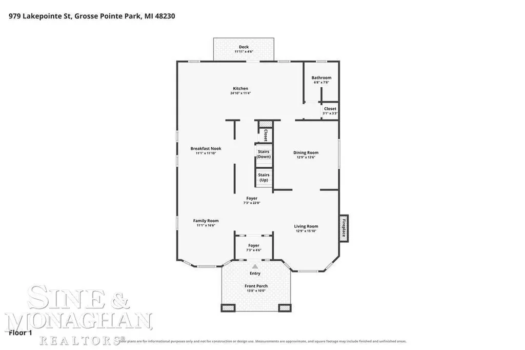 979 Lakepointe Street Grosse Pointe Park City MI 48230