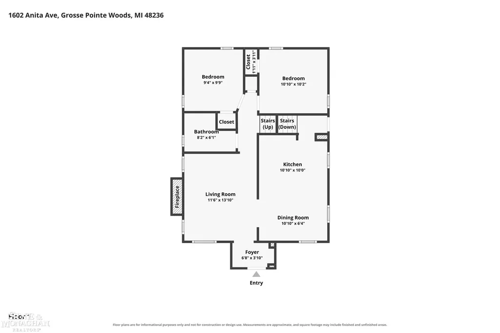 1602 Anita Avenue Grosse Pointe Woods City MI 48236