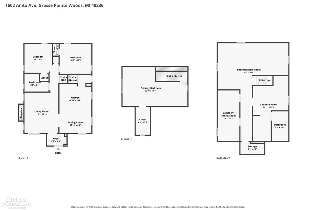 1602 Anita Avenue Grosse Pointe Woods City MI 48236
