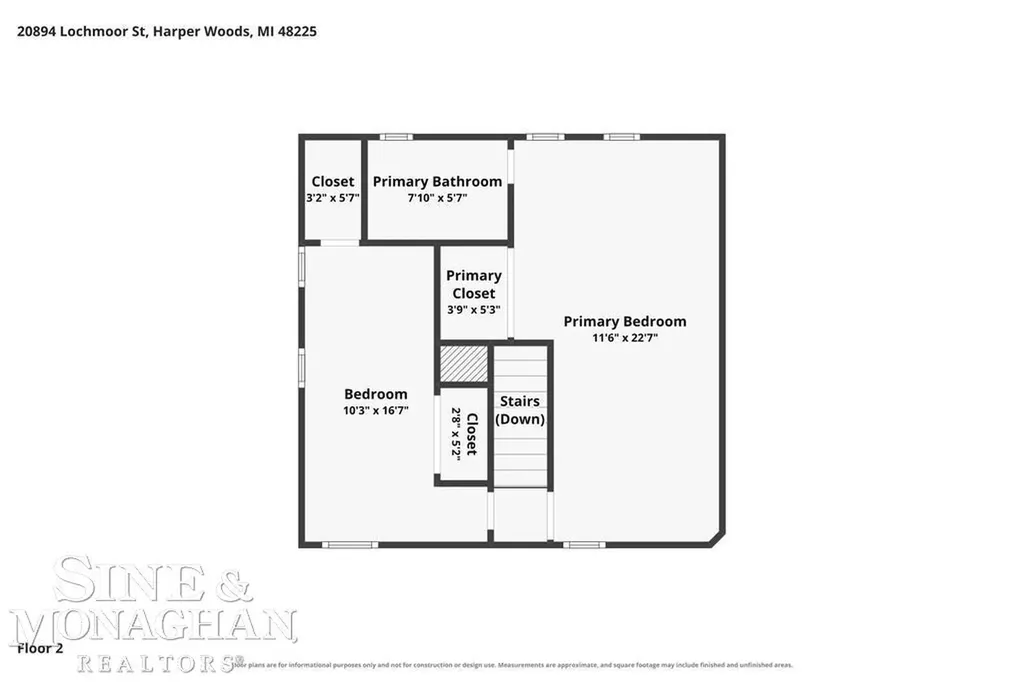 20894 Lochmoor Street Harper Woods City MI 48225