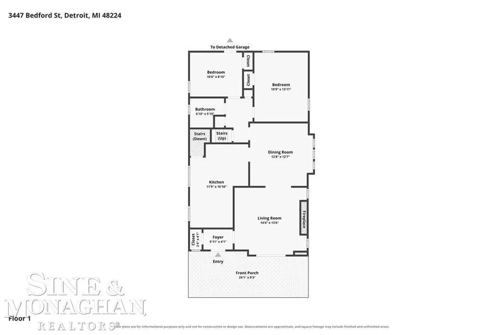 3447 Bedford Street Detroit City MI 48224