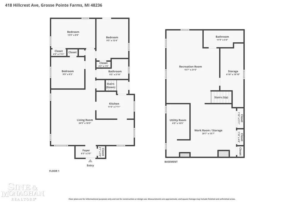 418 Hillcrest Avenue Grosse Pointe Farms City MI 48236