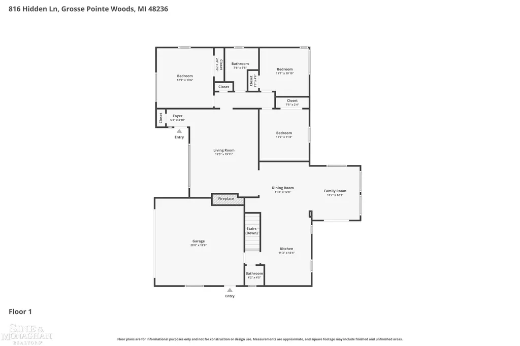 816 Hidden Lane Grosse Pointe Woods City MI 48236