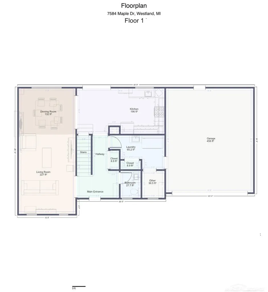 7584 Maple Drive Westland City MI 48185