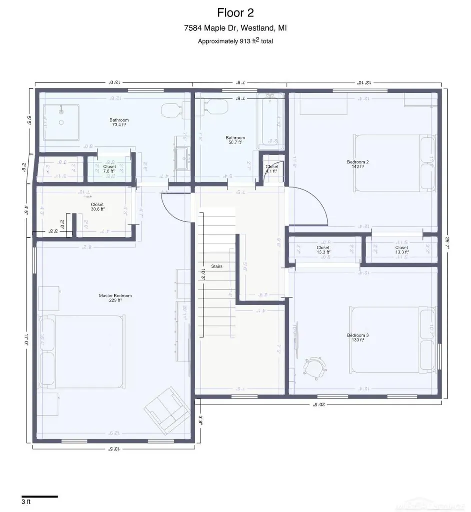 7584 Maple Drive Westland City MI 48185