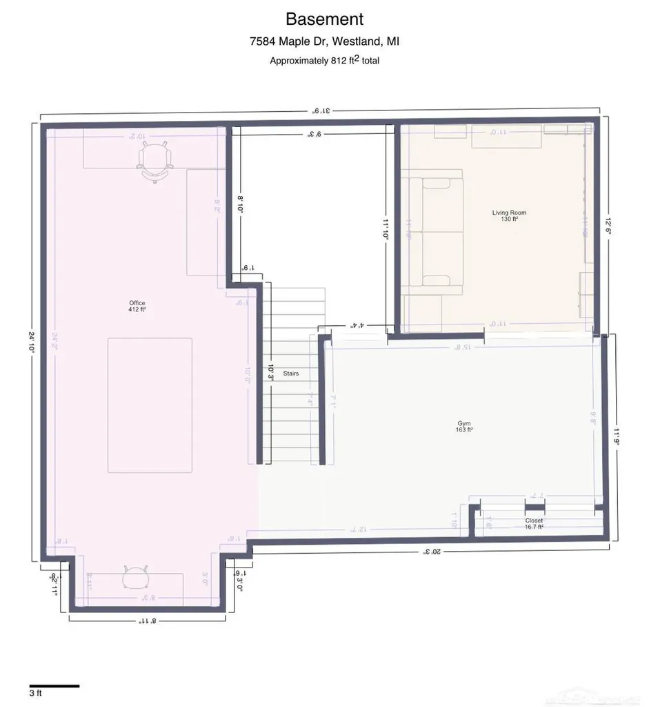 7584 Maple Drive Westland City MI 48185