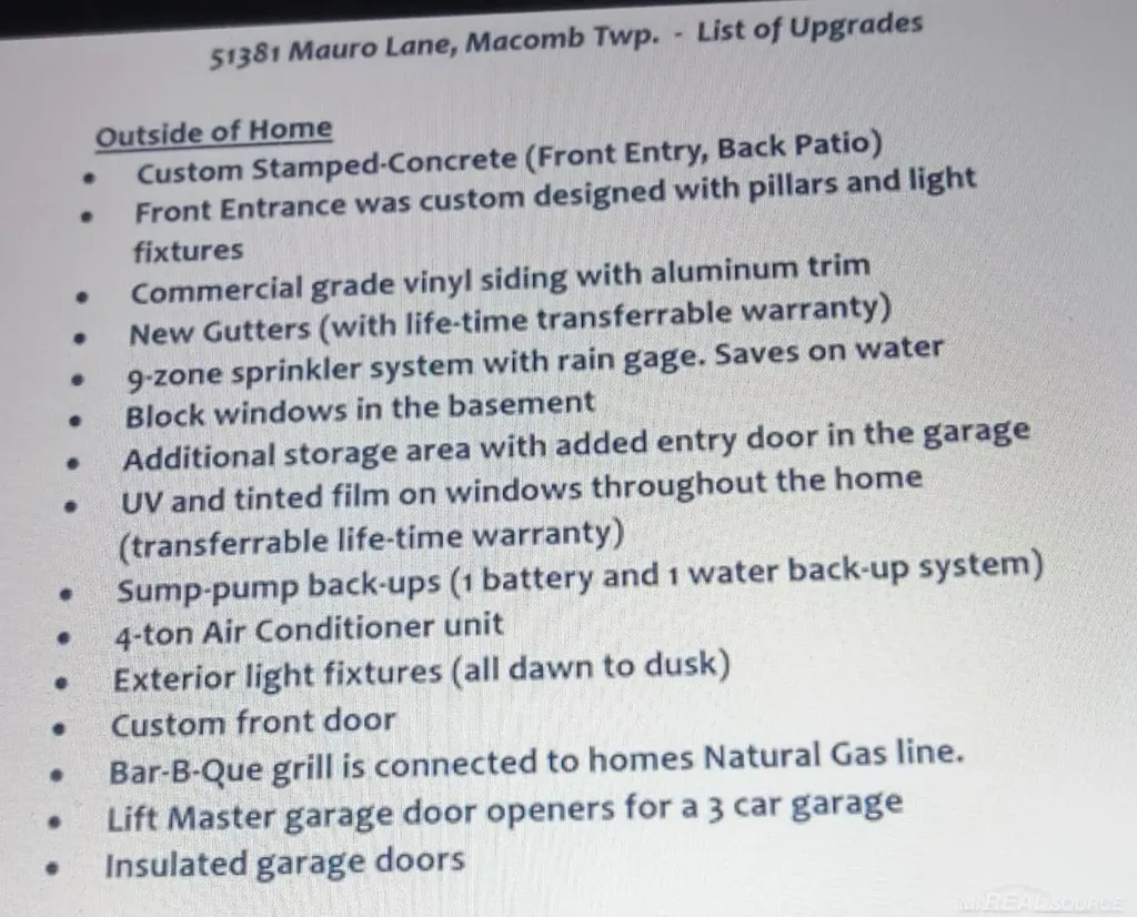 51381 Mauro Lane Macomb Township MI 48042