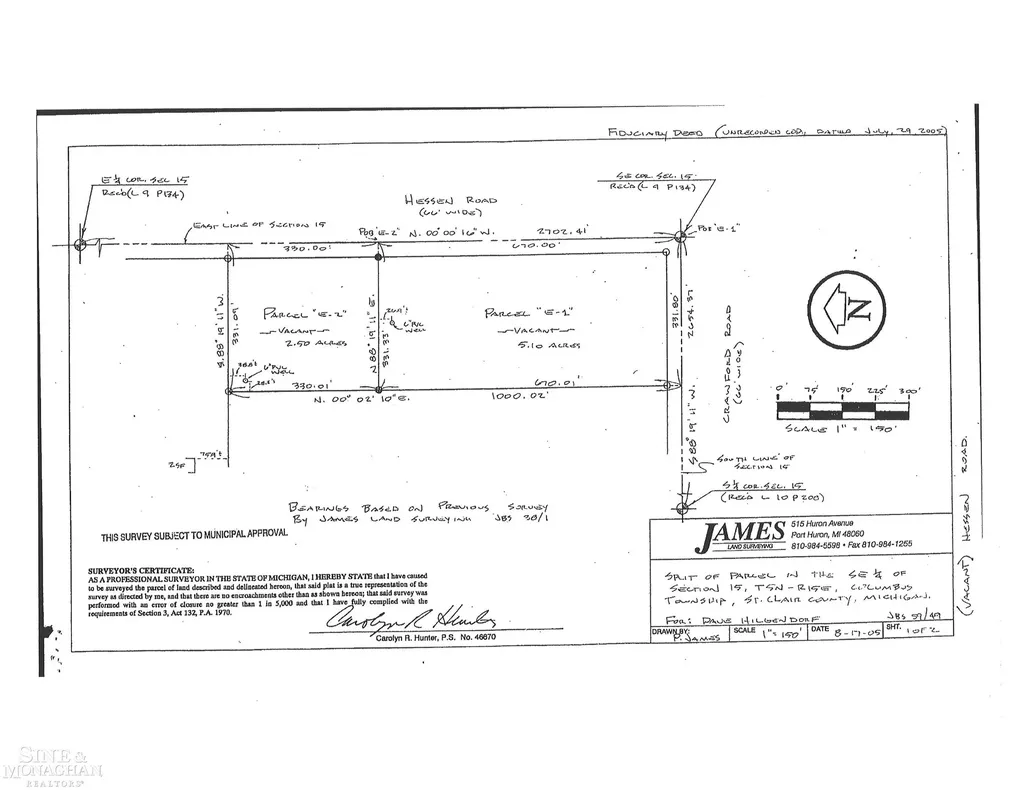 Vacant Hessen Road Columbus Township MI 48063
