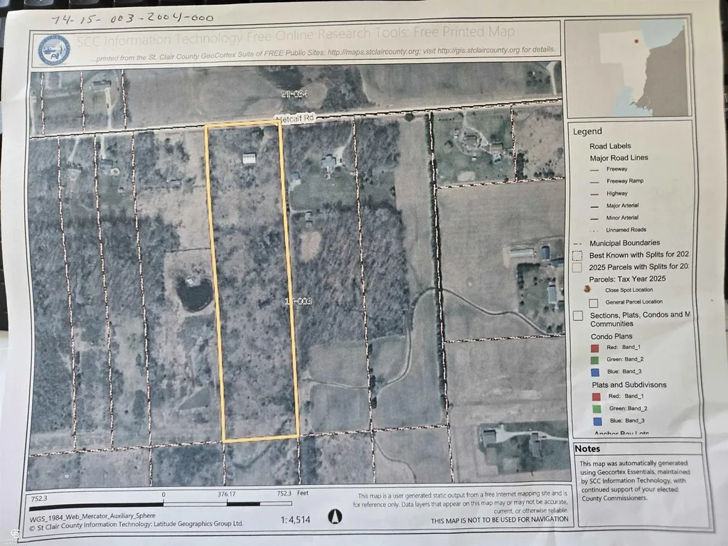 5637 Metcalf Ville Road Clyde Township MI 48049